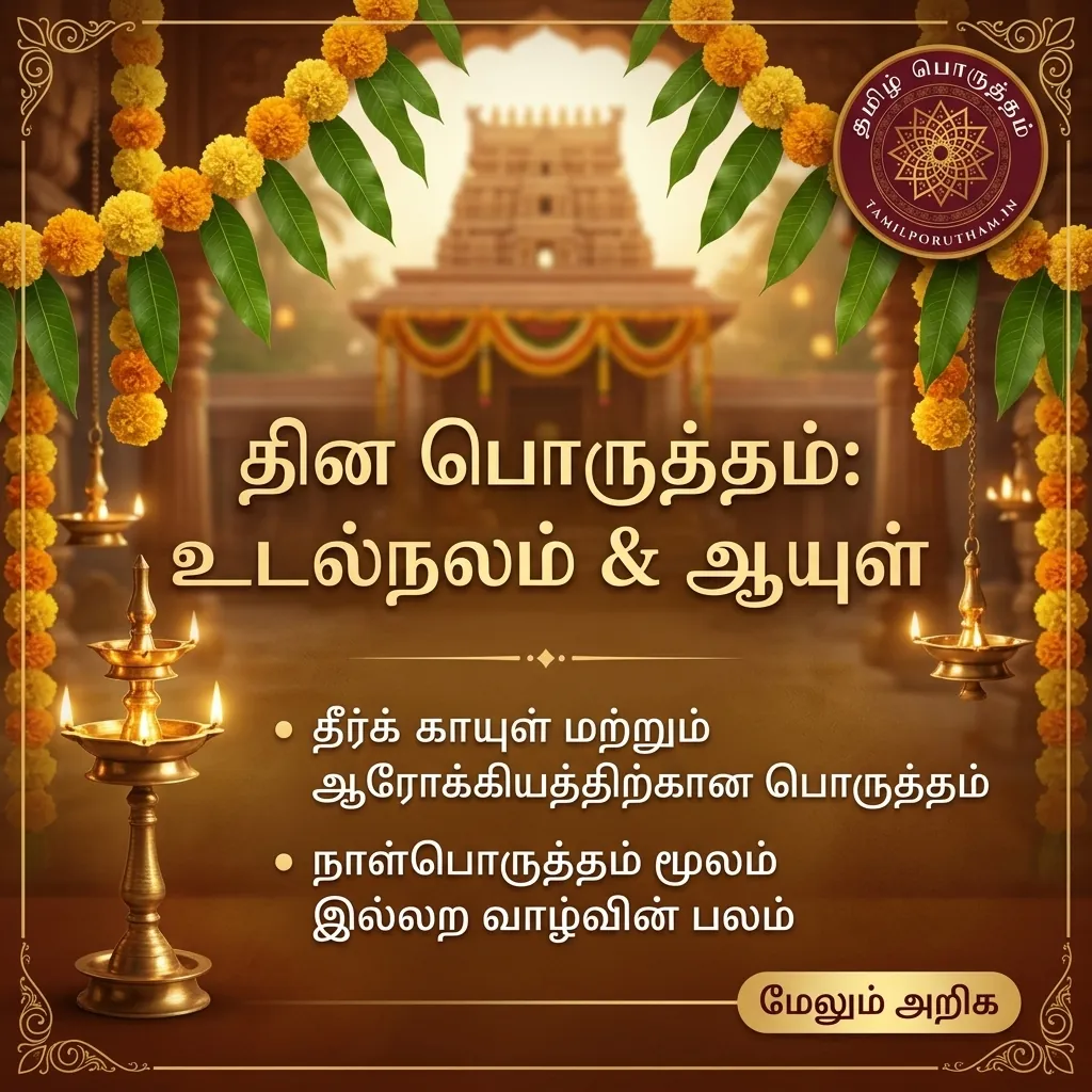 Dina Porutham - Health & Longevity Horoscope Matching