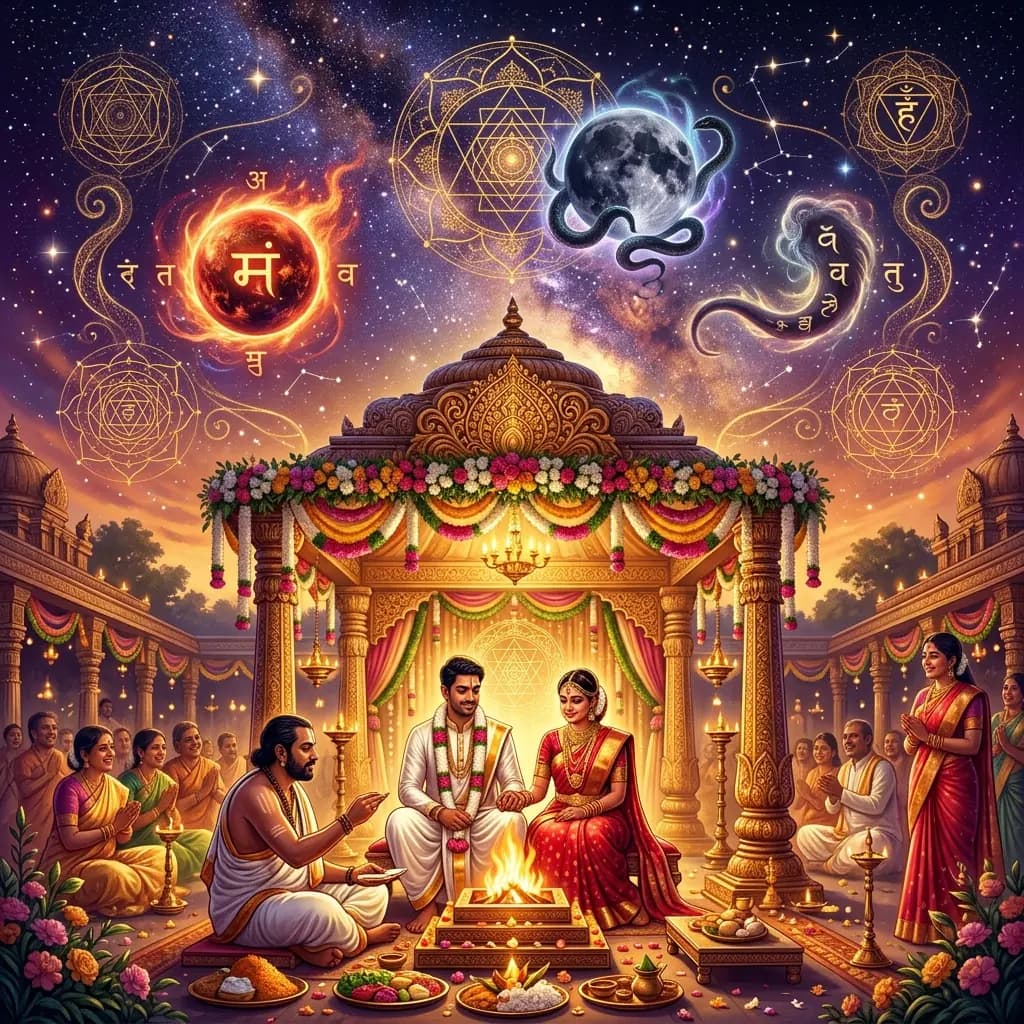 Jathaga Dosham Guide - Tamil Astrology Marriage Compatibility Banner